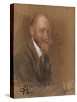 Portrait of the Playwright Prince Vladimir Vladimirovich Bariatinsky (1874-194)-Ilya Yefimovich Repin-Stretched Canvas