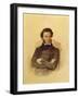 Portrait of the Poet Aleksandr Sergeevich Pushkin-Pyotr Fyodorovich Sokolov-Framed Giclee Print