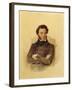 Portrait of the Poet Aleksandr Sergeevich Pushkin-Pyotr Fyodorovich Sokolov-Framed Giclee Print