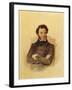 Portrait of the Poet Aleksandr Sergeevich Pushkin-Pyotr Fyodorovich Sokolov-Framed Giclee Print