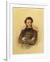 Portrait of the Poet Aleksandr Sergeevich Pushkin-Pyotr Fyodorovich Sokolov-Framed Giclee Print