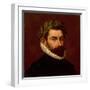 Portrait of the Poet Alonso De Ercilla Y Zuniga, (1533-159), Between 1576 and 1578-Dominico El Greco-Framed Giclee Print