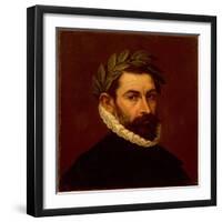 Portrait of the Poet Alonso De Ercilla Y Zuniga (1533-159), Between 1576 and 1578-El Greco-Framed Giclee Print