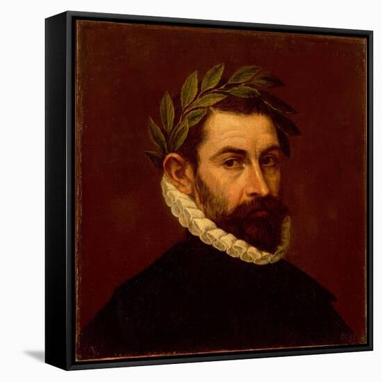 Portrait of the Poet Alonso De Ercilla Y Zuniga (1533-159), Between 1576 and 1578-El Greco-Framed Stretched Canvas