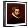 Portrait of the Poet Alonso Ercilla Y Zuniga-El Greco-Framed Giclee Print