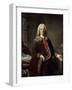 Portrait of the Poet and Tragedian Prosper Jolyot De Crébillon, 1746-Jacques-Andre-Joseph Aved-Framed Giclee Print