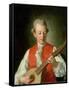 Portrait of the Poet Carl Mikael Bellman (1740-95) 1779-Per Krafft-Framed Stretched Canvas
