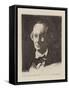 Portrait of the Poet Charles Baudelaire (1821-186)-Edouard Manet-Framed Stretched Canvas