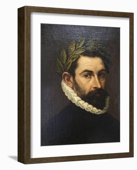 Portrait of the Poet De Alonso Ercilla Y Zuniga, C1576-C1578-El Greco-Framed Giclee Print