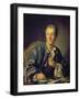 Portrait of the Poet Denis Diderot-Charles André van Loo-Framed Giclee Print