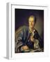 Portrait of the Poet Denis Diderot-Charles André van Loo-Framed Giclee Print