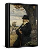 Portrait of the Poet Heinrich August Hoffmann Von Fallersleben, 1898-Ernst Henseler-Framed Stretched Canvas