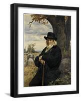 Portrait of the Poet Heinrich August Hoffmann Von Fallersleben, 1898-Ernst Henseler-Framed Giclee Print