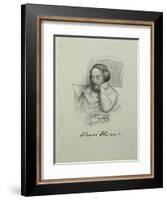 Portrait of the Poet Heinrich Heine (1797-185), 1851-Charles Gleyre-Framed Giclee Print