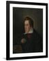 Portrait of the Poet Heinrich Heine (1797-185)-Moritz Daniel Oppenheim-Framed Giclee Print