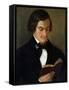 Portrait of the Poet Heinrich Heine, 1842-Amalia Keller-Framed Stretched Canvas