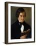 Portrait of the Poet Heinrich Heine, 1842-Amalia Keller-Framed Giclee Print