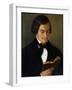 Portrait of the Poet Heinrich Heine, 1842-Amalia Keller-Framed Giclee Print