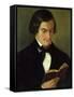 Portrait of the Poet Heinrich Heine-Amalia Keller-Framed Stretched Canvas