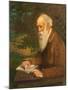 Portrait of the poet Henry Wadsworth Longfellow (1807-1882)-null-Mounted Giclee Print