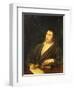 Portrait of the Poet Ivan A. Krylov, 1812-Roman Maximovich Volkov-Framed Giclee Print
