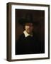 Portrait of the Poet Jeremias De Decker, 1666-Rembrandt van Rijn-Framed Giclee Print