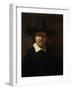 Portrait of the Poet Jeremias De Decker, 1666-Rembrandt van Rijn-Framed Giclee Print