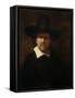 Portrait of the Poet Jeremias De Decker, 1666-Rembrandt van Rijn-Framed Stretched Canvas