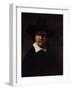 Portrait of the Poet Jeremias De Decker, C1666-Rembrandt van Rijn-Framed Giclee Print