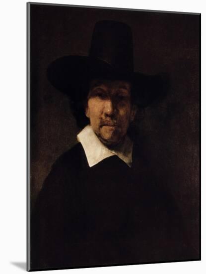 Portrait of the Poet Jeremias De Decker, C1666-Rembrandt van Rijn-Mounted Giclee Print