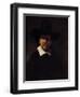 Portrait of the Poet Jeremias De Decker, C1666-Rembrandt van Rijn-Framed Giclee Print