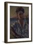 Portrait of the Poet Josef Utkin (1903-194), 1931-Aristarkh Vasilyevich Lentulov-Framed Giclee Print