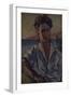 Portrait of the Poet Josef Utkin (1903-194), 1931-Aristarkh Vasilyevich Lentulov-Framed Giclee Print