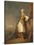 Portrait of the Poet Lord George Noel Byron (1788-182), 1830-null-Stretched Canvas