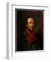 Portrait of the Poet Mikhail Lermontov (1814-1841)-Nikolay Ivanovich Polivanov-Framed Giclee Print