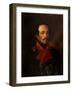 Portrait of the Poet Mikhail Lermontov (1814-1841)-Nikolay Ivanovich Polivanov-Framed Giclee Print