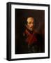 Portrait of the Poet Mikhail Lermontov (1814-1841)-Nikolay Ivanovich Polivanov-Framed Giclee Print