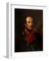 Portrait of the Poet Mikhail Lermontov (1814-1841)-Nikolay Ivanovich Polivanov-Framed Giclee Print