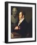 Portrait of the Poet Nikolay Gnedich (1784-183), 1839-Mikhail Prokopyevich Vishnevitsky-Framed Giclee Print