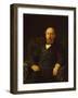 Portrait of the Poet Nikolay Nekrasov (1821-187), 1872-Nikolai Nikolayevich Ge-Framed Giclee Print