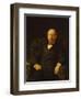 Portrait of the Poet Nikolay Nekrasov (1821-187), 1872-Nikolai Nikolayevich Ge-Framed Giclee Print