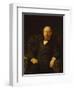 Portrait of the Poet Nikolay Nekrasov (1821-187), 1872-Nikolai Nikolayevich Ge-Framed Giclee Print