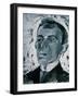 Portrait of the Poet Ossip Mandelstam (1891-1938)-Lev Aleksandrovitc Bruni-Framed Giclee Print