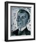 Portrait of the Poet Ossip Mandelstam (1891-1938)-Lev Aleksandrovitc Bruni-Framed Giclee Print