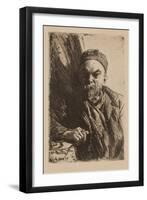 Portrait of the Poet Paul Verlaine (1844-189), 1895-Anders Leonard Zorn-Framed Giclee Print