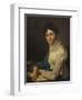 Portrait of the Poetess Anna Bunina (1774-182), 1825-Mikhail Prokopyevich Vishnevitsky-Framed Giclee Print