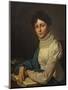 Portrait of the Poetess Anna Bunina (1774-182), 1825-Mikhail Prokopyevich Vishnevitsky-Mounted Giclee Print