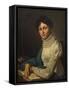 Portrait of the Poetess Anna Bunina (1774-182), 1825-Mikhail Prokopyevich Vishnevitsky-Framed Stretched Canvas