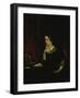 Portrait of the Poetess Yevdokia Petrovna Rostopchina (1811-185), 1850-Pavel Andreyevich Fedotov-Framed Giclee Print