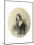 Portrait of the Poetess Yevdokiya Rostopchina, (1811-185), 1846-Pyotr Fyodorovich Sokolov-Mounted Giclee Print